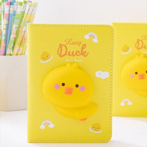 Student Stress Relief Squeeze Notepad Creative Cute Animal Notebook 96 Sheets Dairy Schedule Notebook School Supplies Stationery
