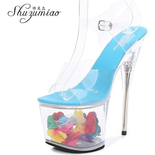 Brand womens Shoes 2021 New Summer Fashion Large Size Shoes For Women Sexy High Heels 17cm Platform Stiletto Red Wedding Shoes