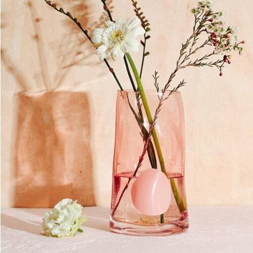 2 Pcs/Set Vases Home Decor Glass Living Room Decoration цветочные горшки вазы для цветов для дома горшки для цветов декор