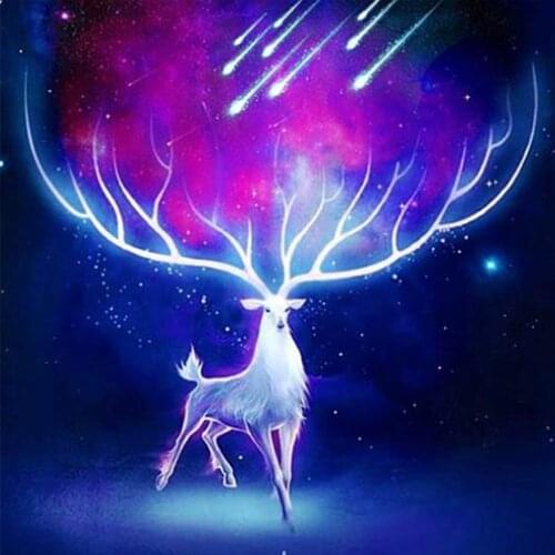 5D DIY Diamond Painting Antelope animal Full Square/ Round Diamond embroidery Cross stitch Diamond crystal Wall Painting