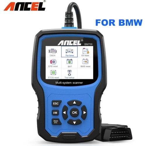 ANCEL BM700 OBD2 Scanner for MINI EPB SAS Airbag TPMS Battery Oil Reset OBD2 Automotive Scanner Free Update Car Diagnostic Tool