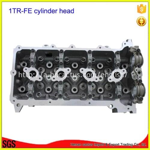 Auto aluminum alloy cylinder head 1TR-FE 1TR OEM 11101-75141 head cylinder FOR TOYOTA HILUX INNOVA 2.0L