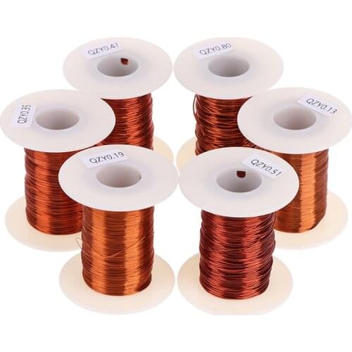 0.13mm to 1.25mm copper wire Magnet Wire Enameled Winding wire Coil Wire 100g