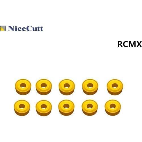 Nicecutt 10pcs RCMX lathe insert Round blade Carbide Tools External Turning Tool carbide inserts lathe tool CNC Round insert