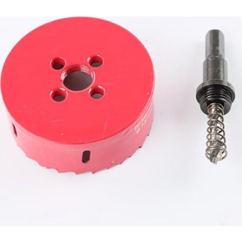 Hole Metal 16-100MM Bimetallic Hole Saw Pipe Stainless Steel Drill Bit Woodworking Gypsum Board Iron Plate Reaming Drill