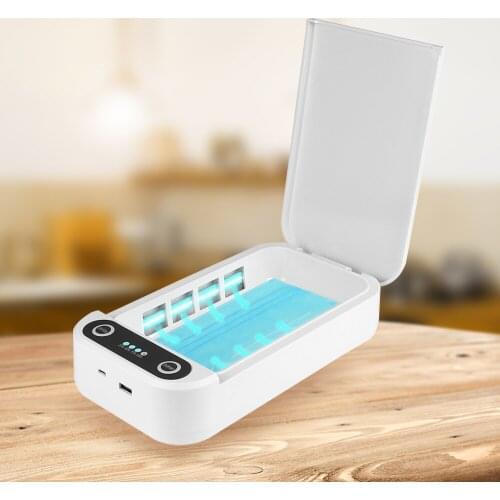 Portable Sterilizers Box Phone Mask Storage Box Organizer Disposable Mask Case Mask Storage Case Jewelry Holder Mask Storage