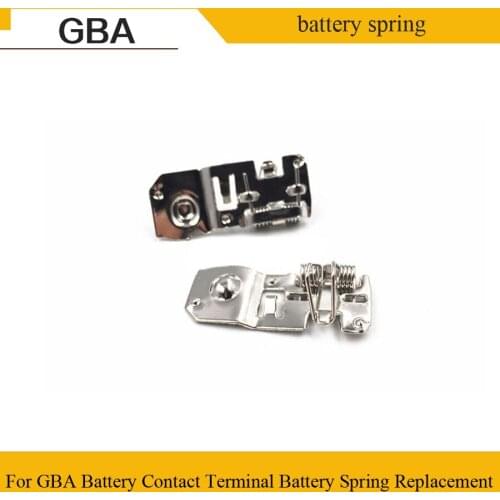 OEM Battery Terminals Spring Contacts Battery Spring Replacement for Nintend Game Boy Advance Game Console for GBA
