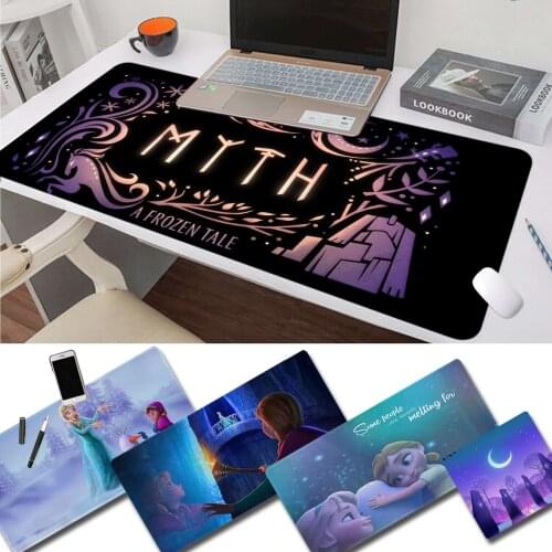 Disney Myth A Frozen Tale Keyboards Mat Rubber Gaming mousepad Desk Mat Size for large Edge Locking Speed Version Game Pad