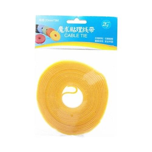 10mmWidth 5meters length self locking Cable Ties, Self-Gripping by injected hook ,back to back strap for computer wire