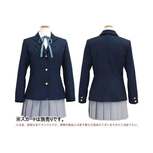 K-On School Uniform Cosplay Costume Custom Any Size woman costume