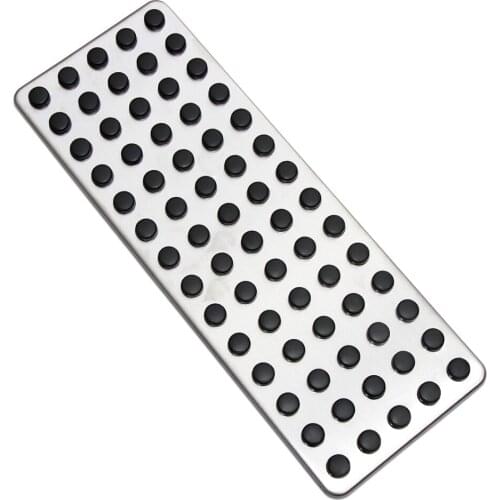 Car Styling No Drill Non Slip Foot Rest Plate for Mitsubishi ASX Lancer EVO X Outlander Pajero Sport