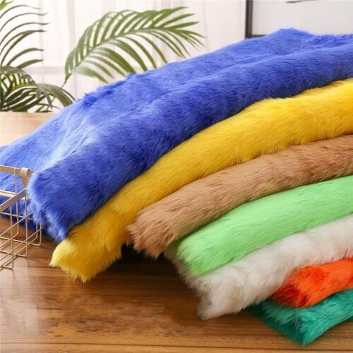 1400g Thickened high grade Imitation fox plush fur fabric for doll background garment homedecor DIY Sewing Fur Fabric 0.5X1.6M