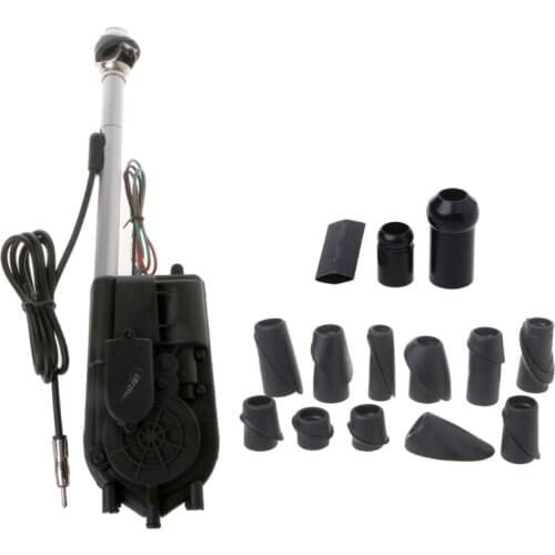 12V Universal Waterproof Car Auto AM FM Radio SUV Electric Power Adjustable Cable Length Automatic Antenna Aerial New