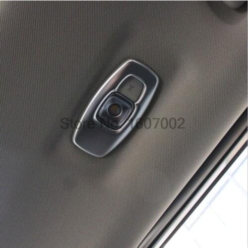 For Renault Koleos 2016 2017 Stainless Steel Rear Tail Reading Lamp Light Cover Trim Decoration Garish Bezel