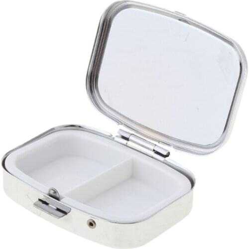 1PC Pillbox Medicine Container Key Chain Tablet Storage Case Key Ring Pill P9YA