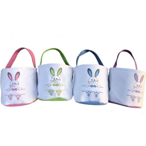 30pcs/lot Wholesale hot sale high quality cartoon rabbit basket Easter bunny bucket candy bags SN3657