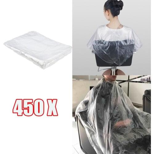 450-piece Disposable Hair Cutting Capes Salon Gown Unisex for Hairdresser
