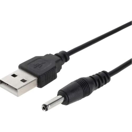 5pcs Mobile Phone Line Usb to DC 3.5 * 1.35 mm Charge Line Power Cable Round Hole Hub Small Speaker Power Supply USB Power Cord