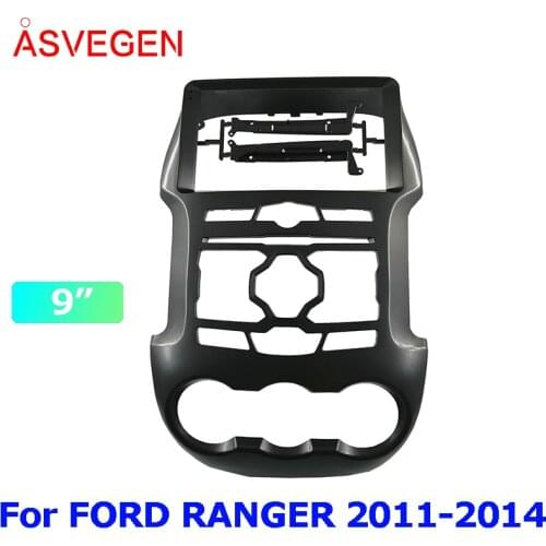 Asvegen GPS Navigation Fascia Panel Frame Car Radio Frame Kit For FORD RANGER 2011-2014 Only Frame
