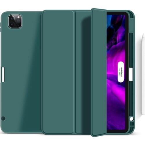 For Ipad Air 4 Case For Ipad Pro 11 Case 2020 Pro 12.9 Case 2021 For 5 Generation Ipad Case With Outer Oencil Holder Case