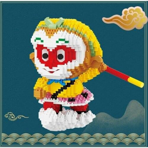 14+Year Kids Building mini Blocks Boys Toys Monkey Adult Puzzle 32001-1 no box