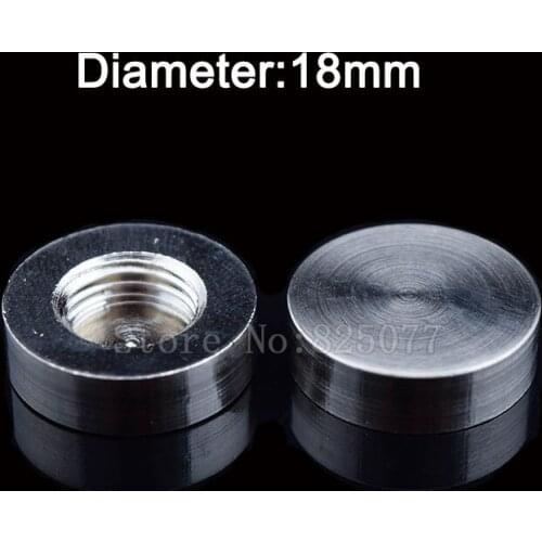 DHL 200PCS Diameter 18mm brushed copper standoff screw cover decorative screws caps acrylic board advertising nails JF1371