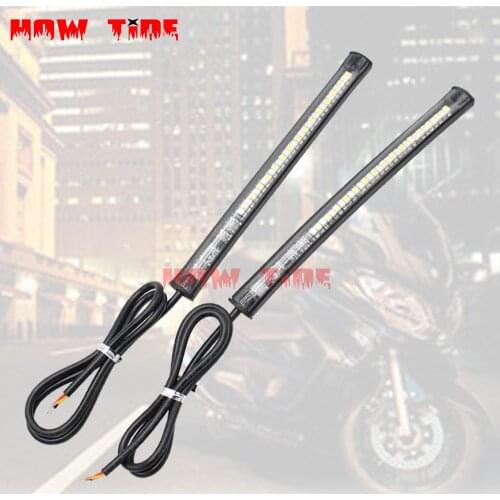 For HONDA CB 400 Vfr 800 CB1000R PCX CB1300 CB650f Crf 230/250/450 CB1000RLED front fork signal light turn signal indicator