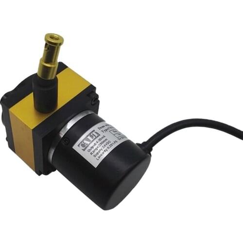 Hot sale 24V potentiometer pull wire displacement 250mm Stoke range displacement sensor