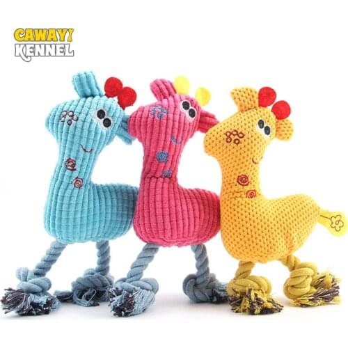 CAWAYI KENNEL Dog Toy Pet Puppy Plush Chew Squeakers Sound Toys for dogs zabawki dla psa juguete perro jouet chien