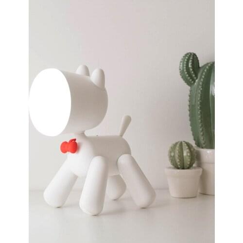 Creative and Ever-changing Dog Light with Reading Cute Childrens Night Light Usb Charging Cartoon Childrens Gift Night Light