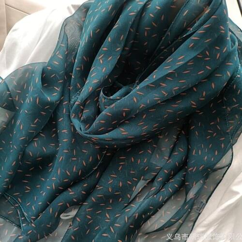 Fashion Printing Chiffon Scarves Silk Scarf Women 180X70cm Large Long Soft Wrap Scarf Silk Shawl Beach Scarf Bandanna diadema