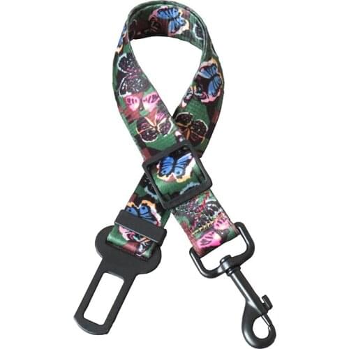 Soft Pet Dog Cat Car Seat Belt For Accessories Animals Adjustable Harness Lead Leash Small Medium Travel Clip French Bulldog
