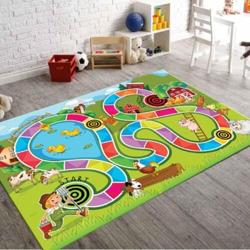 Numbers Game Non Slip Floor Carpet, Teens Carpet