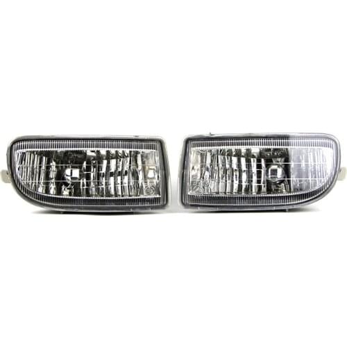 Pair Front Fog Light For Toyota Land Cruiser FJ100 1998-2007 Bumper Lamp With Bulb