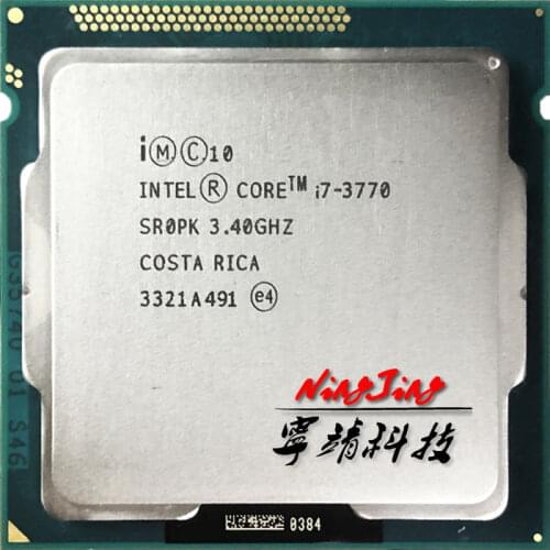 Intel Core i7-3770 i7 3770 3.4 GHz Quad-Core Eight-Thread CPU Processor 8M 77W LGA 1155