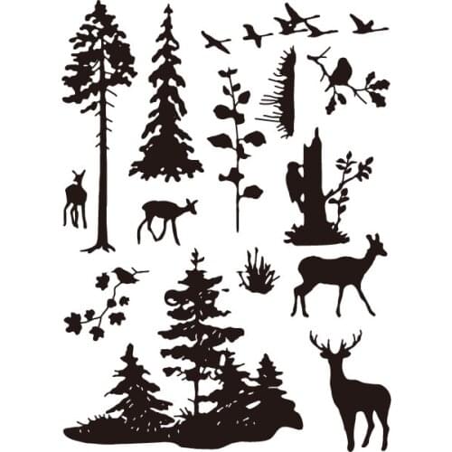 Spirit Transparent Clear Stamps for DIY Scrapbooking/Card Making/Kids Christmas Fun Decoration Supplies