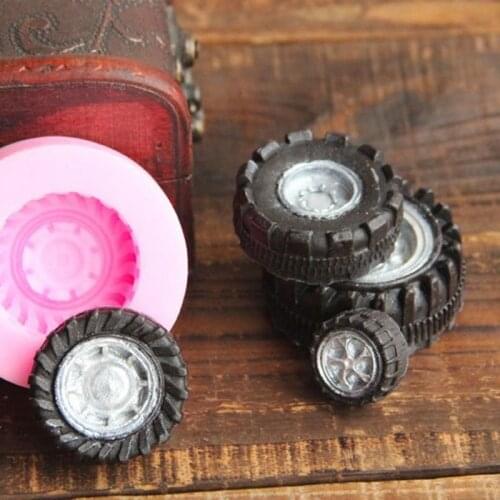 DIY Car and Motorcycle Tires, Sugar Cake, Silica Gel Mould, Dry Perth Mould, Light Earth Mould, Chocolate Mould WMJ-874