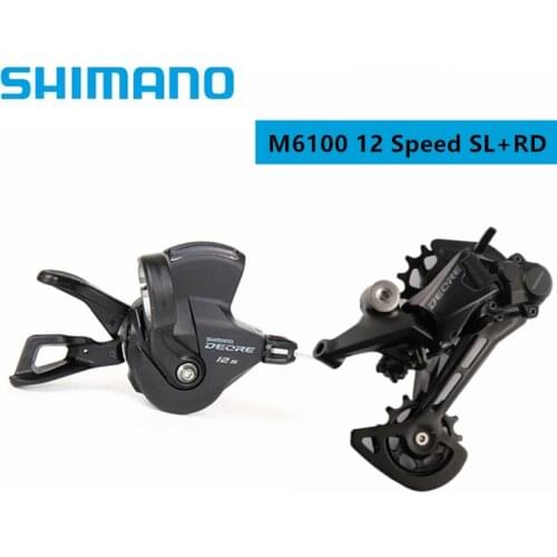 SHIMANO DEORE M6100/SLX M7100 SL+RD Shifter Rear Derailleur M6100 12Speed Groupset MTB Mountain Bike Bicycle Groupset 1x12 Speed