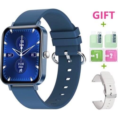 2021 New Fashion Smart Watch Men Women 1.7 Inch Ultra-thin Screen Heart Rate Sleep Monitoring IP67 Waterproof Sports Smartwatch