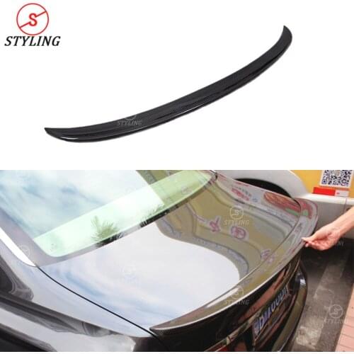 F01 F02 Carbon Spoiler AC Style For BMW 7 Series 730I 740I 750I 760I Rear Bumper trunk spoiler wing 2009 2010 2011 2012 2013