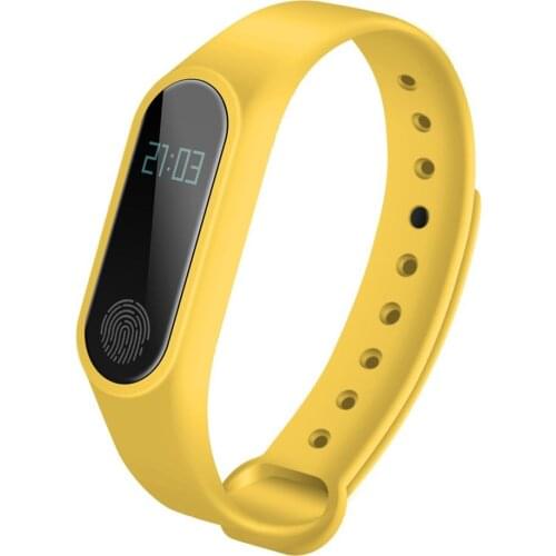 M2 Smart Wristband Watch Portable Heart Rate Monitor IP67 Waterproof Fitness Pedometer Multi-function Sports Bracelet