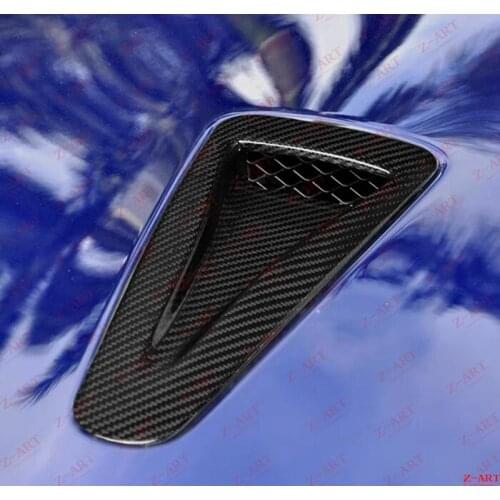 Z-ART R35 Carbon fiber engine lid vents for GTR engine hood carbon fiber vents for GT-R engine bonnet carbon fiber air in take