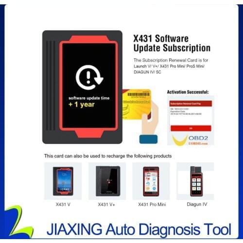 1 Year Update Service for Launch V/ V+/ X431 Pro Mini/ ProS Mini/ DIAGUN IV/ 5C