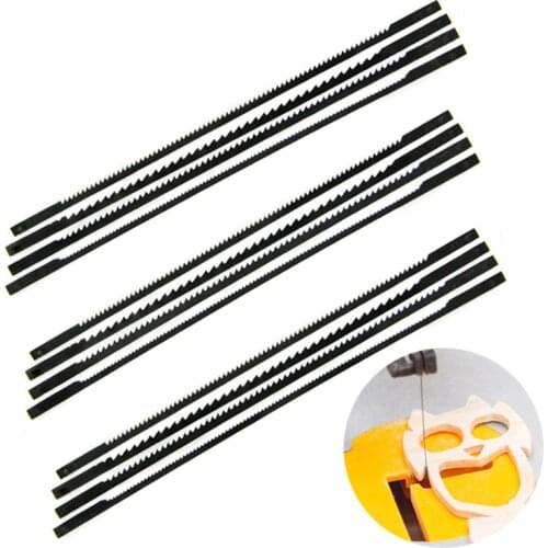 12 Pcs Pinned Scroll Saw Blades Set Wood Industrial Plastic Cutting Tools For Woodworking Carving Tool