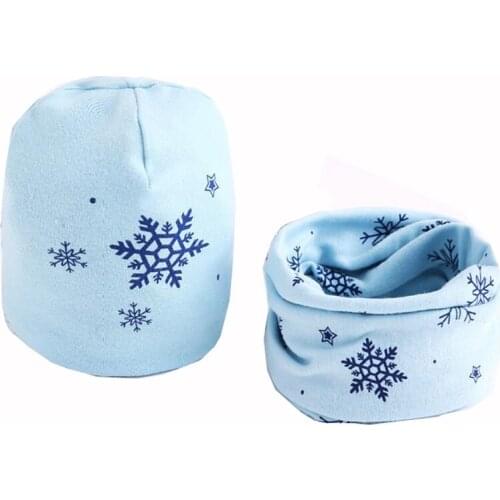 Fashion Photo Props Autumn Winter Children Hat and Scarf Set For Girl Boy Cap Neckerchief Sets Cotton Baby Scarf Hat Set