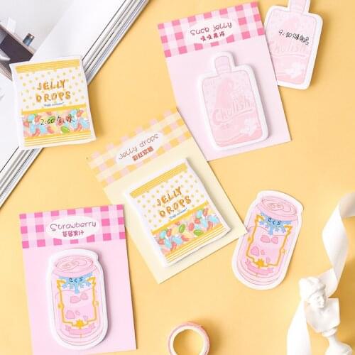 30 Pcs/Lot Kawaii Sticky Notes Cute Memo Pad Notepads Scrapbooking Diary Stationery Sticker For Notes School Supplies 004
