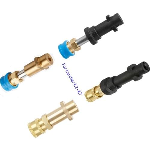 1/4 Inch adaptor For Karcher k2 k3 k4 k5 k6 k7.high pressure water gun live adaptor foam pot modification accessories