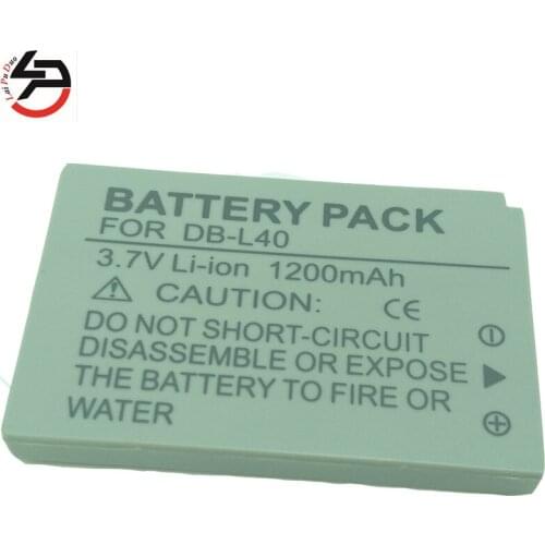 Laipuduo DB-L40 DBL40 DB-L40A DBL40A Battery for Sanyo VPC-HD700 VPC-HD800 HD1 HD2 DMX-HD700 HD1A