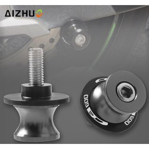 Motorcycle Accessories 8MM Swingarm Sliders Spools Stand Screws For Honda CB600 HORNET 1998 1999 2000 2001 2002 2003 04 05 2006