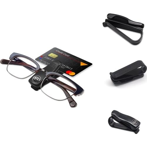 Car Vehicle Sun Visor Glasses Sunglasses Eyeglasses Holder Ticket Clip Auto Fastener For Kia Toyota Nissan Car Accessories